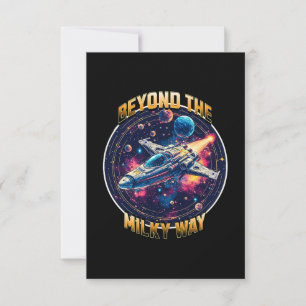 Beyond the Milky Way Thank You Card