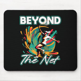 Beyond The Net Badminton Player Athletic Leisurewe Mouse Pad