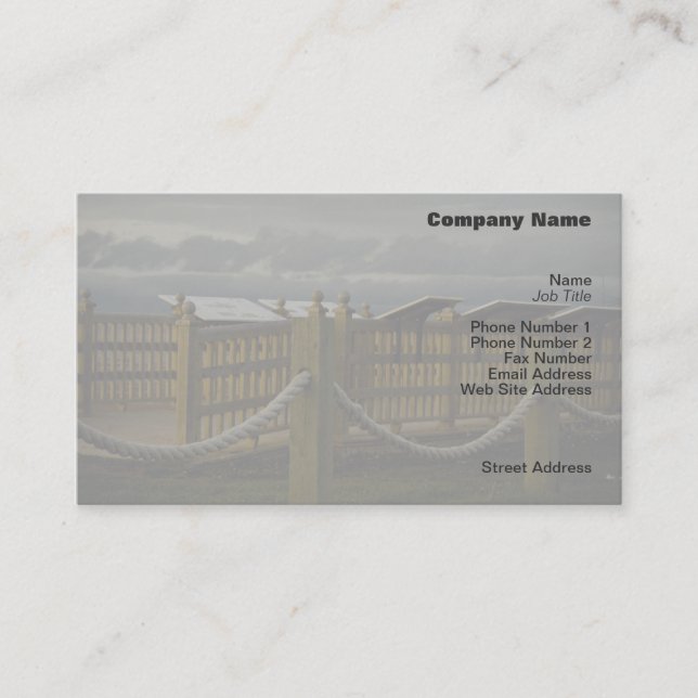 Beyond The Ropes Profile Card (Front)