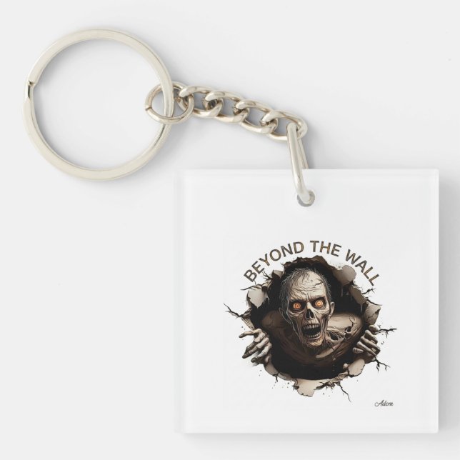 Beyond The Wall Zombie Long Sleeve Key Ring (Front)