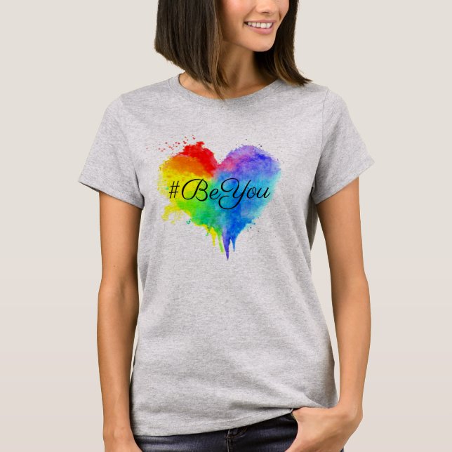 #BeYou Big Heart T Shirt (Front)