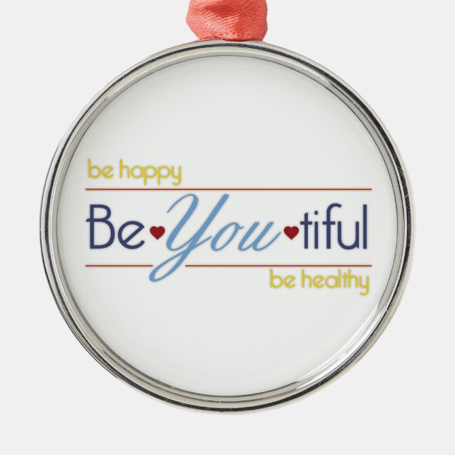 BeYoutiful Metal Tree Decoration (Front)