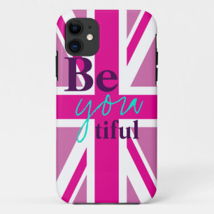 beYOUtiful Pink Union Jack iPhone 5 Case