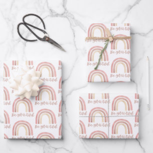 BeYOUtiful Rainbow Wrapping Paper Sheets 