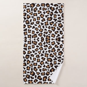 Bezaubernd Elegante Natürliche Leoparden Muster    Bath Towel