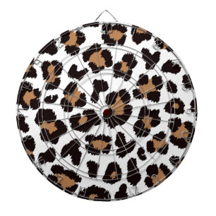 Bezaubernd Elegante Natürliche Leoparden Muster Dartboard