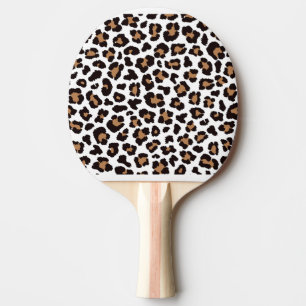 Bezaubernd Elegante Natürliche Leoparden Muster    Ping Pong Paddle