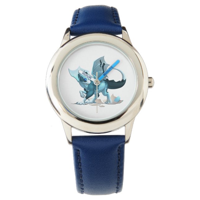 Bezel Stainless Steel Watch/Dragon Watch (Front)