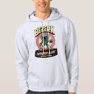 Bezerk Intruder Alert World Tour Retro Arcade  Hoodie