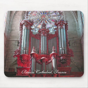 Beziers Cathedral - Flights of Fancy Mouse Pad