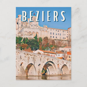Béziers Photo Vintage Postcard