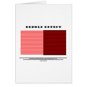 Bezold Effect (Optical Illusion)