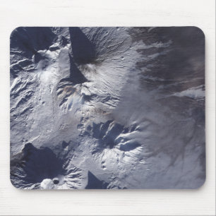Bezymianny Volcano exhibits a modest plume Mouse Pad