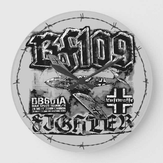 Bf 109 large clock (Front)