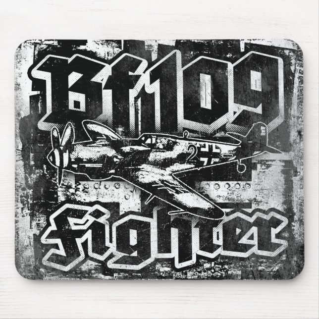 Bf 109 Mouse Pad Mousepad (Front)