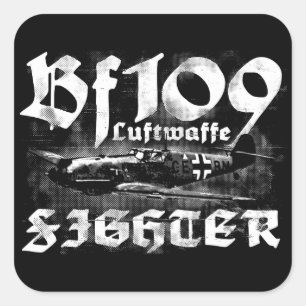 Bf 109 Square Sticker