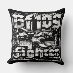 Bf 109 Throw Pillow Throw Pillow