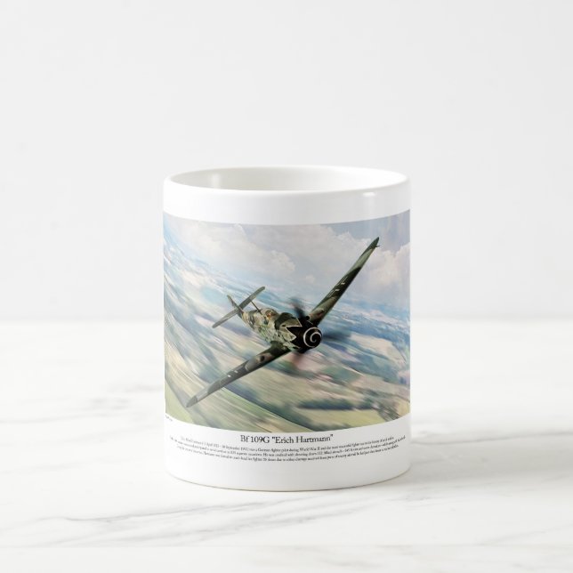 Bf 109G-6 "Erich Hartmann" Coffee Mug (Center)