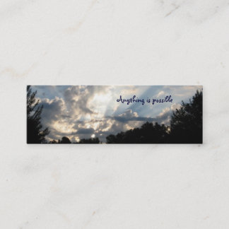 BF- Anything is Possible Bookmarks Mini Business Card