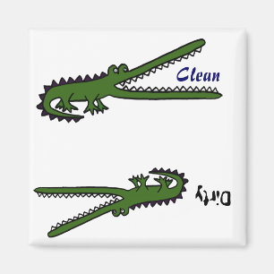 BF- Crocodile Dishwasher Magnet