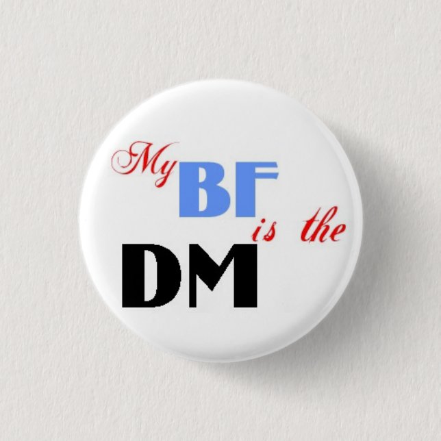 bf dm 3 cm round badge (Front)