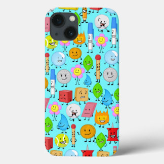 bfdi pattern iPhone 13 case