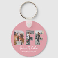 BFF 3 Photo Collage Friendship Besties Blush Pink