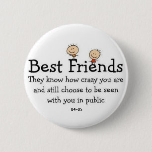 BFF 6 CM ROUND BADGE