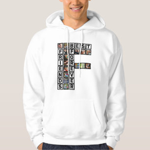 BFF Best Friends Forever 15 Photo Collage Template Hoodie