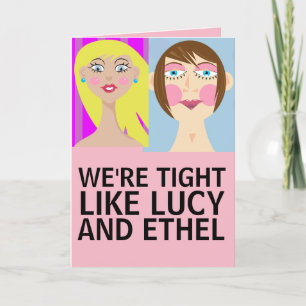 BFF, BEST FRIENDS FOREVER GREETING CARDS
