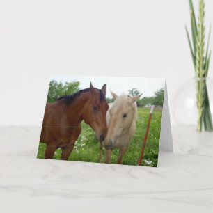 BFF Best Friends Forever - Horses Card