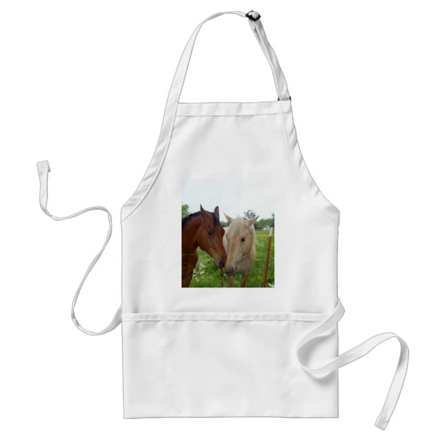 BFF Best Friends Forever - Horses Standard Apron (Front)