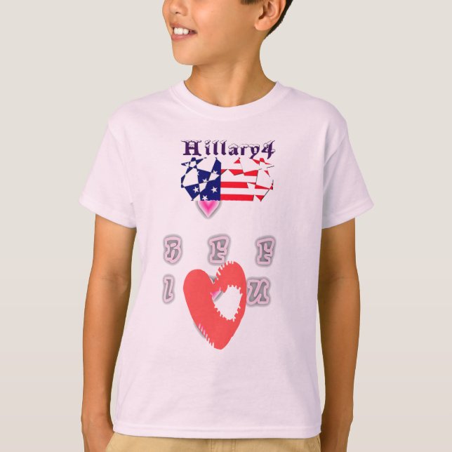 BFF. Best Friends Forever: I Love You Art Print T-Shirt (Front)