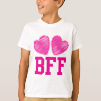 BFF Best Friends forever with love hearts