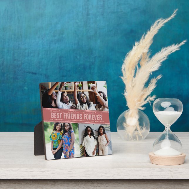 BFF Best Friends | Photo Collage Plaque (Insitu)