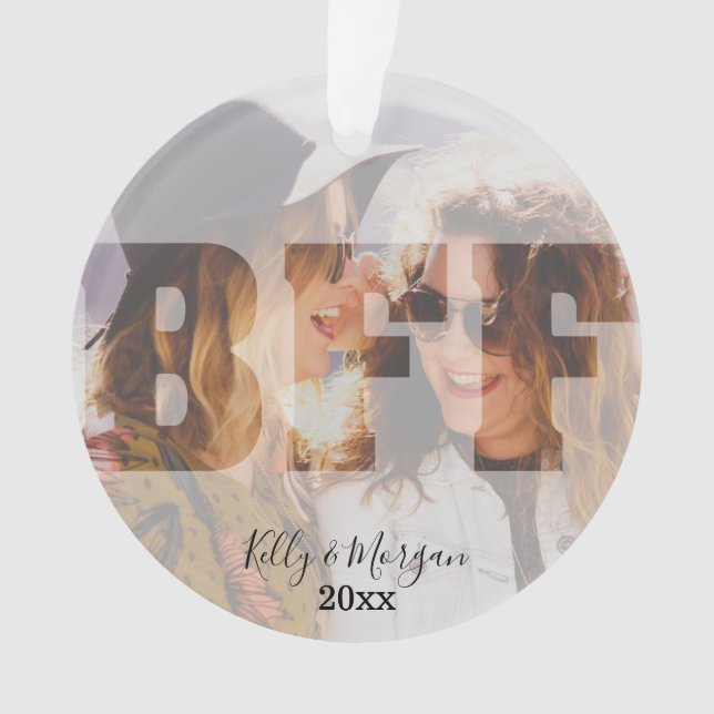 BFF Christmas Ornament (Front)