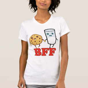 BFF, cookie and milk - Customised T-Shirt