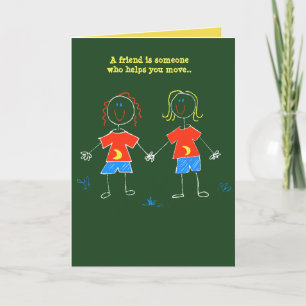 BFF defined humour LOL Girls Friendship Secrets Card