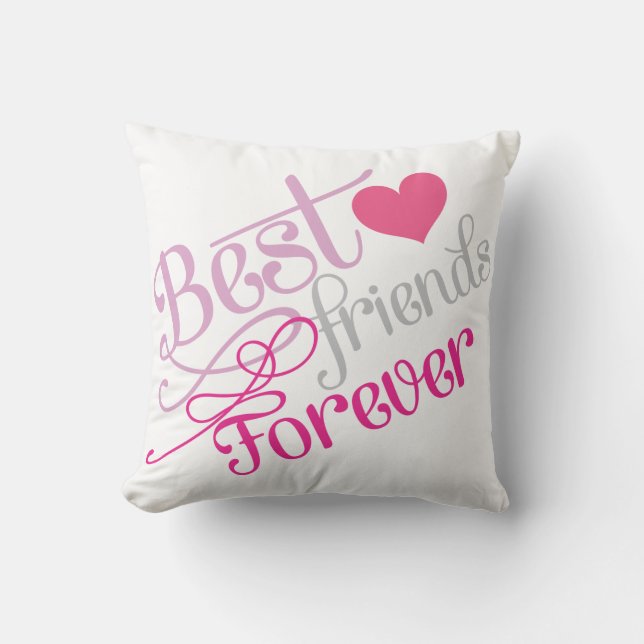 BFF - Fashion Best Friends Forever with Photo Cushion (Front)
