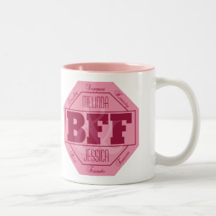 BFF Friendship - custom names - mugs