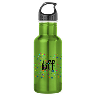 bff ~ hearts 532 ml water bottle