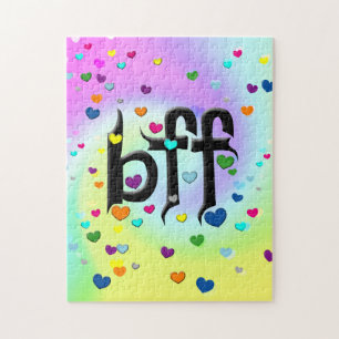 bff ~ hearts jigsaw puzzle