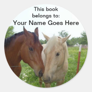 BFF Horses Book Labels