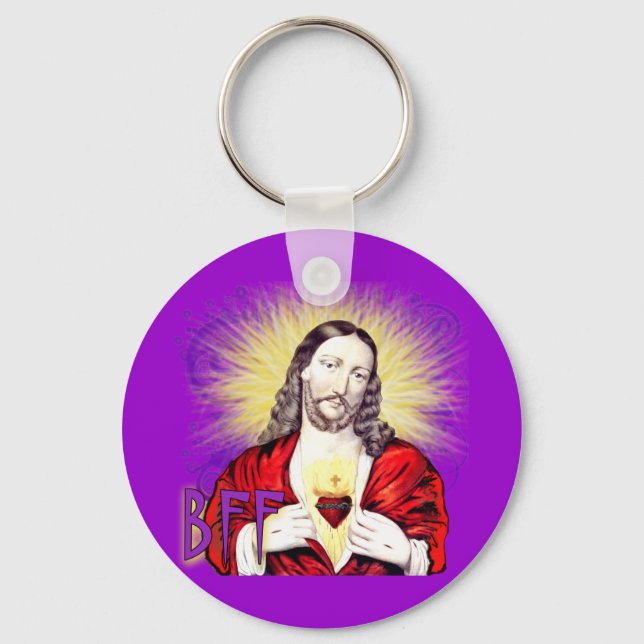 BFF Jesus Christ Key Ring (Front)