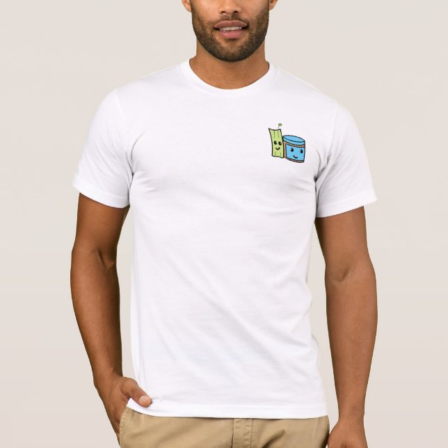 BFF Kawaii Celery and Peanut Butter SuspectCelery™ T-Shirt (Front)
