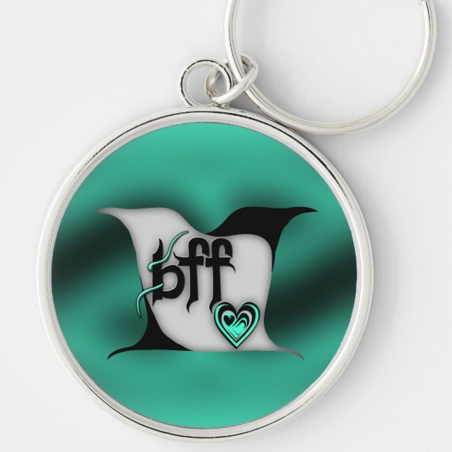 bff ~ lovebirds key ring (Front)