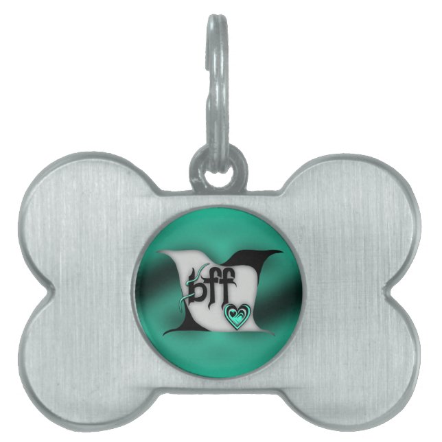 bff ~ lovebirds pet tag (Front)