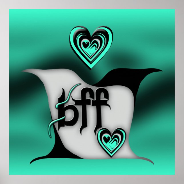 bff ~ lovebirds poster (Front)