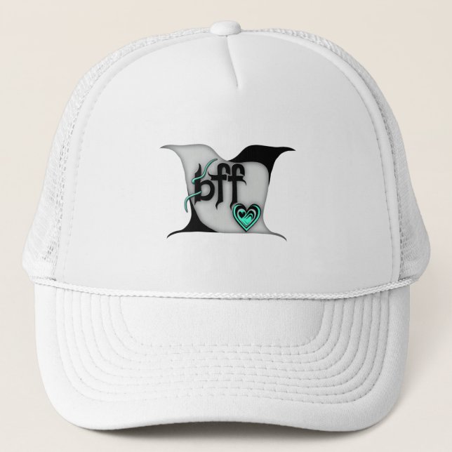 bff ~ lovebirds trucker hat (Front)