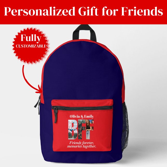 BFF Photo Collage Backpack – Gift for Friend (BFF Photo Collage Backpack – Gift for Friend
)